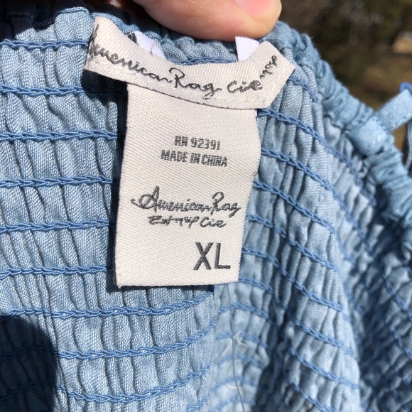 American Rag cue Light Wash dress - Picture 4 of 7